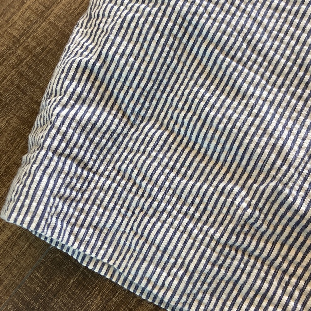Carole Little Seersucker Striped Bermuda Short - Picture 3 of 5